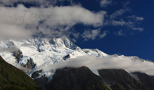Glimpse of Mt. Cook